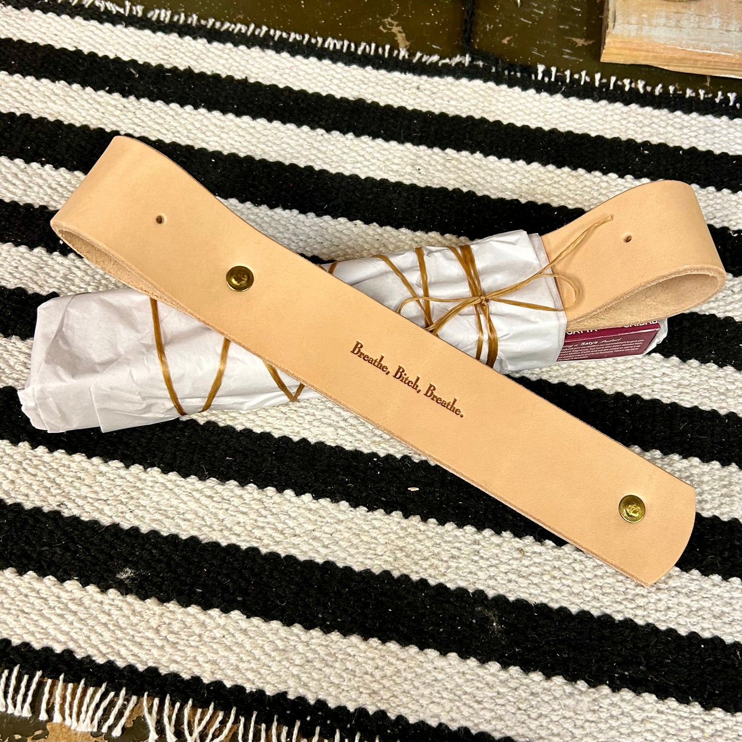 Custom Leather Incense Holder