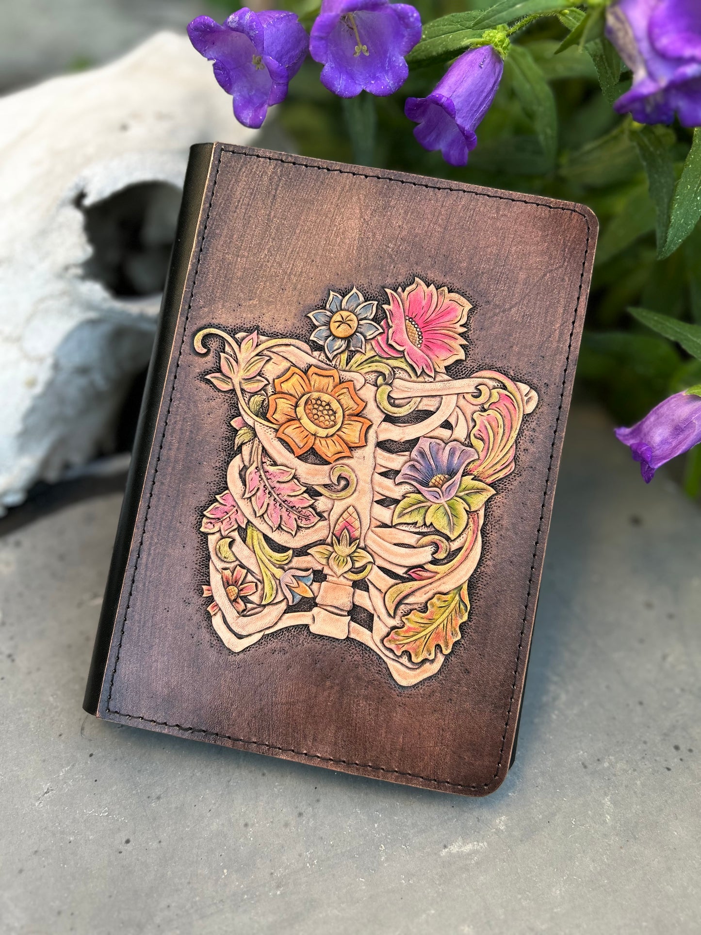 Grief and Growth Leather Journal Cover