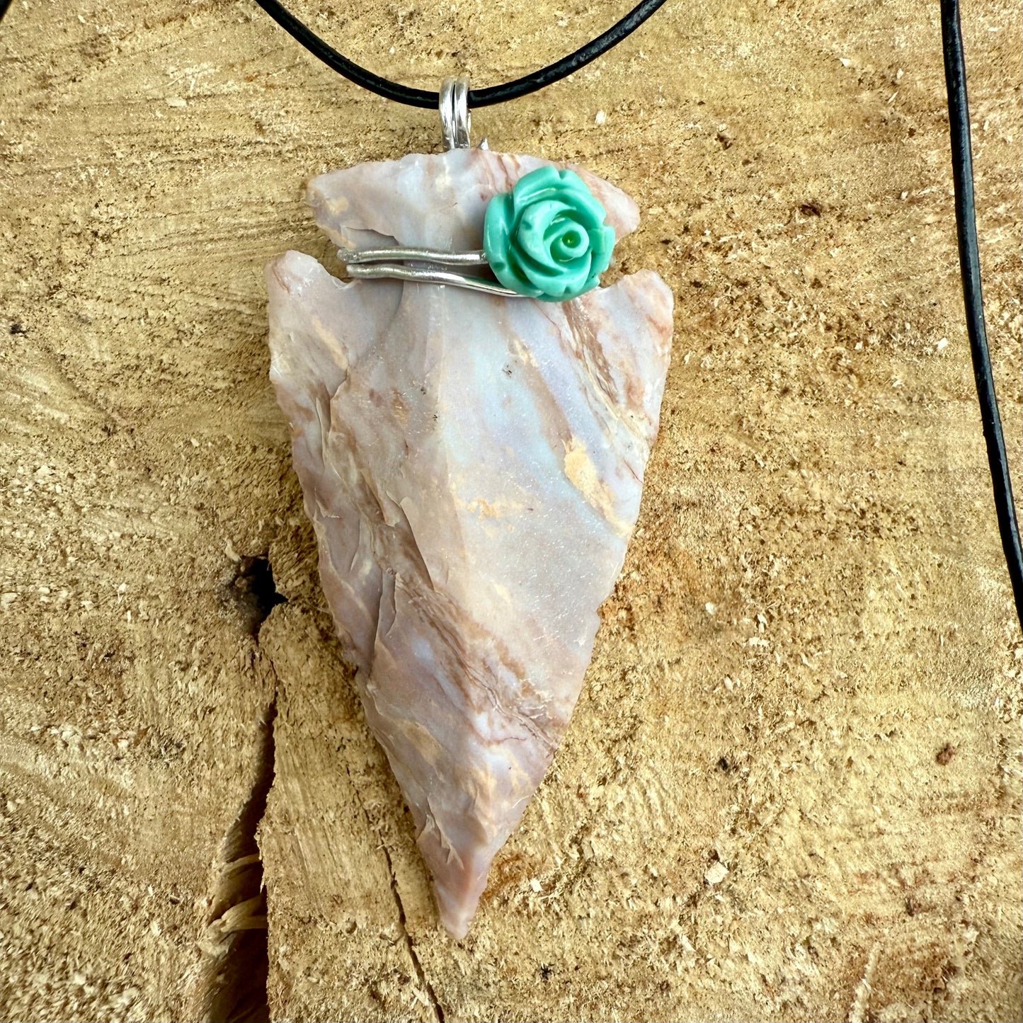 Wire Wrapped Arrowhead Necklaces