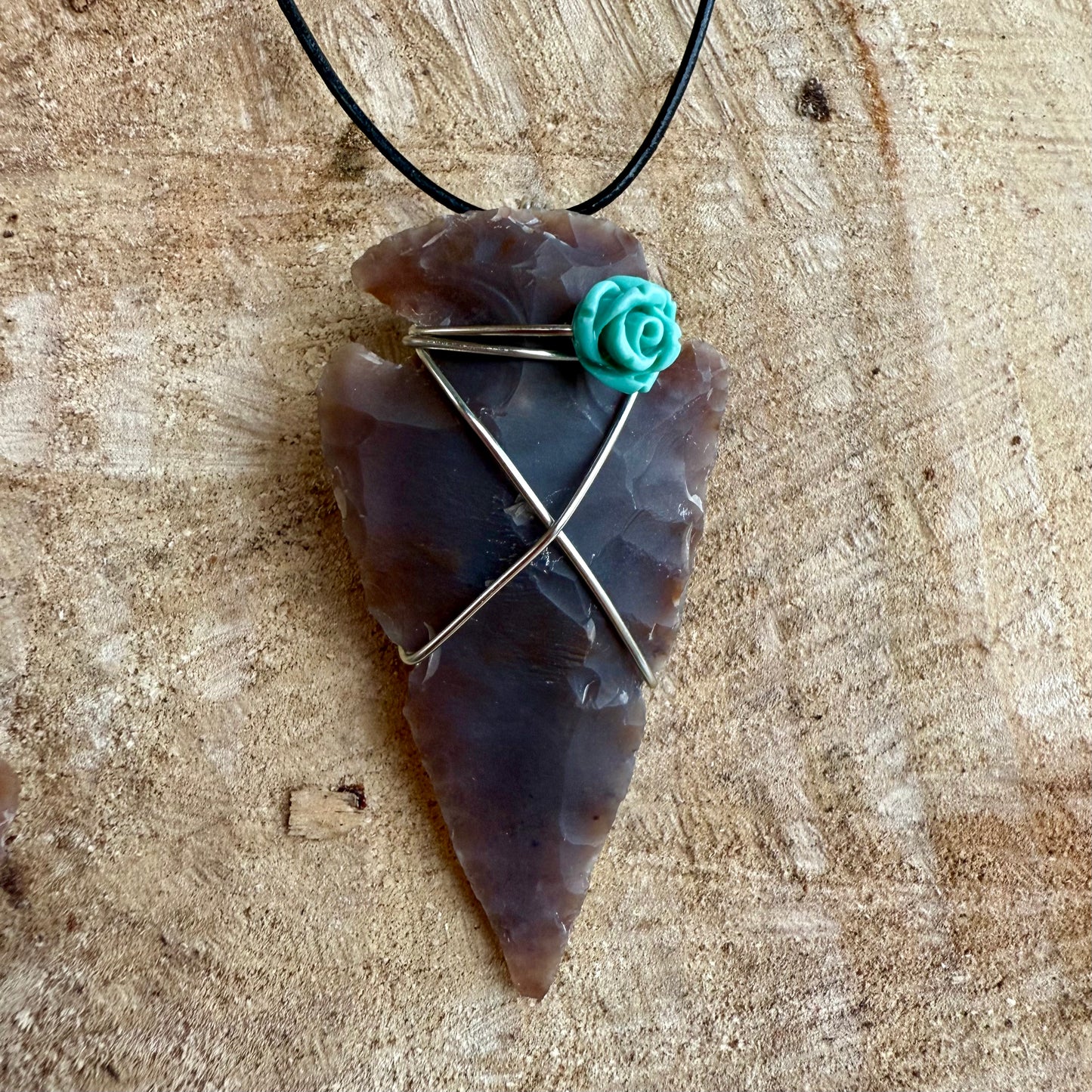 Wire Wrapped Arrowhead Necklaces