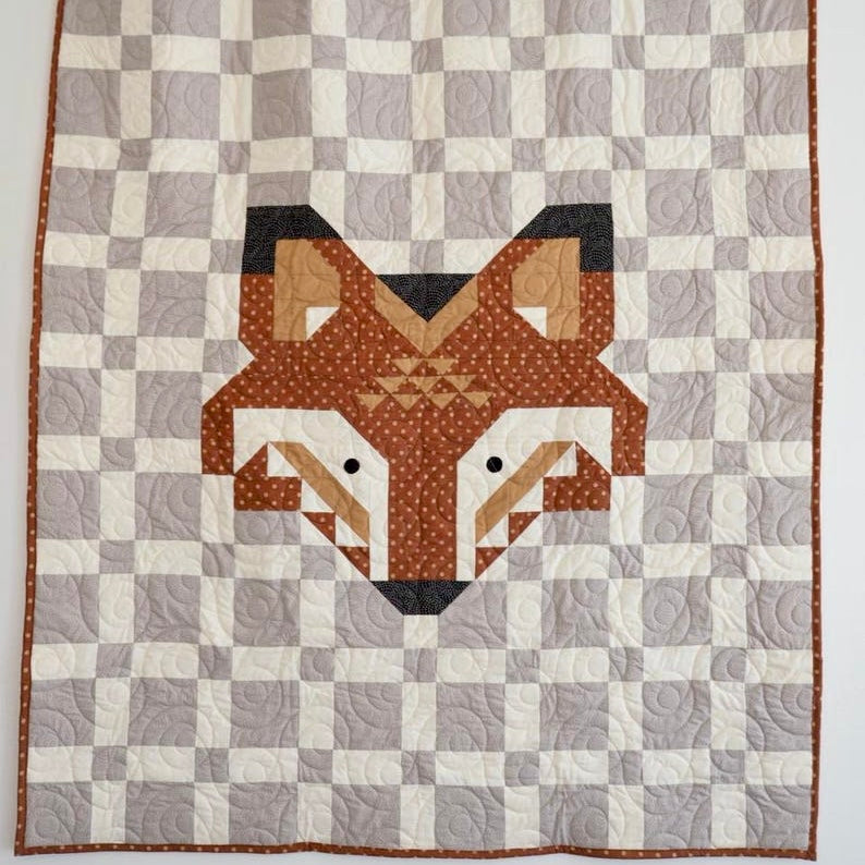 Fox (52" X 46") Handcrafted Quilt