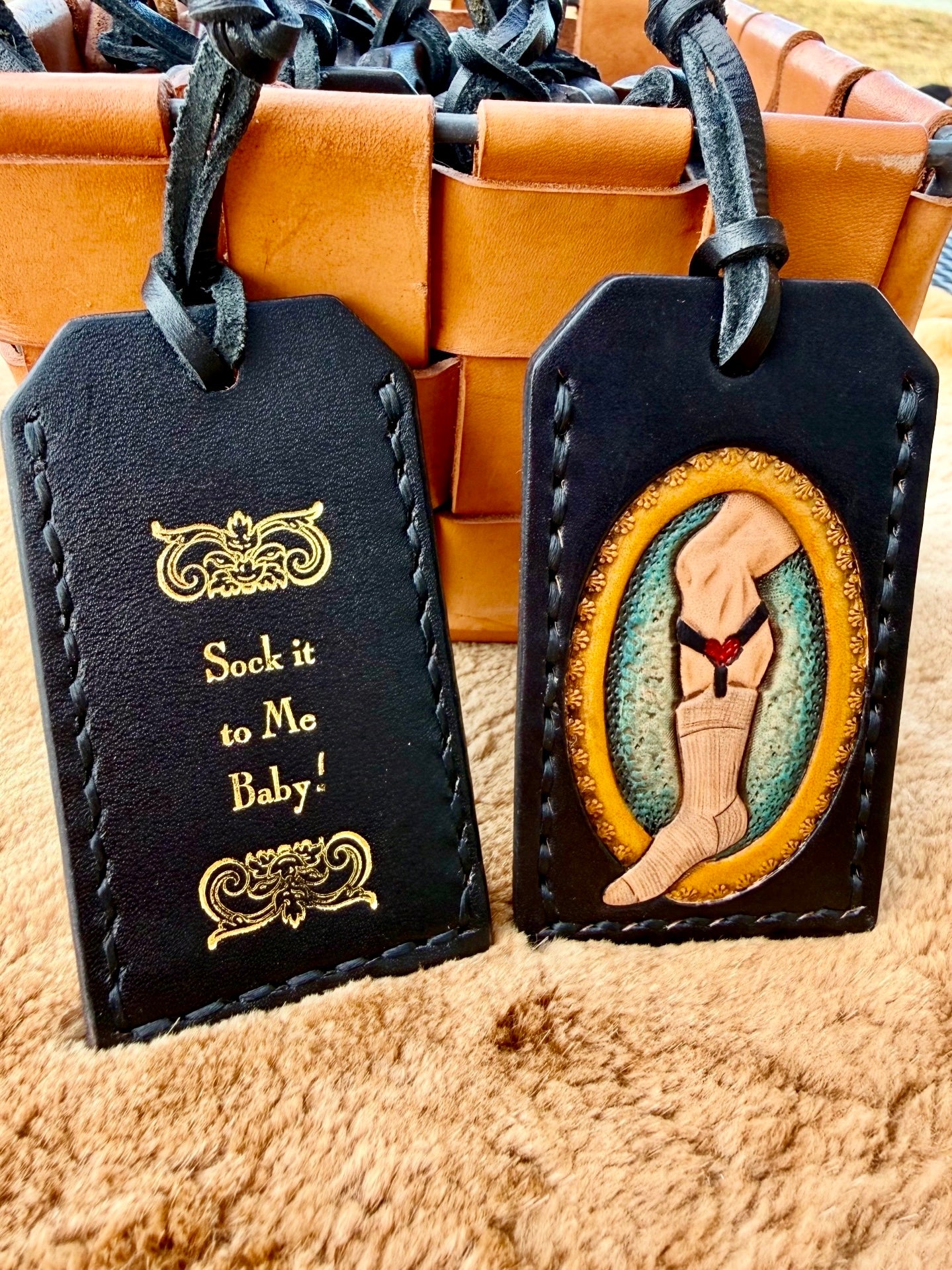 Sock It to Me Leather Valentines