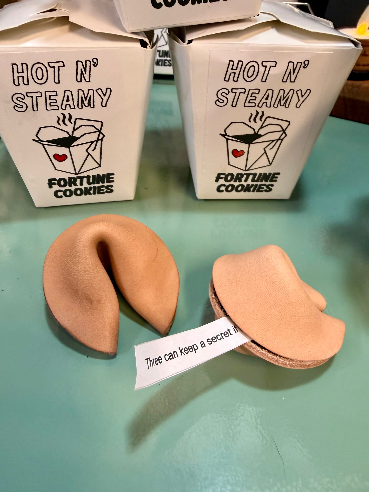 Hot n’ Steamy Leather Fortune Cookies