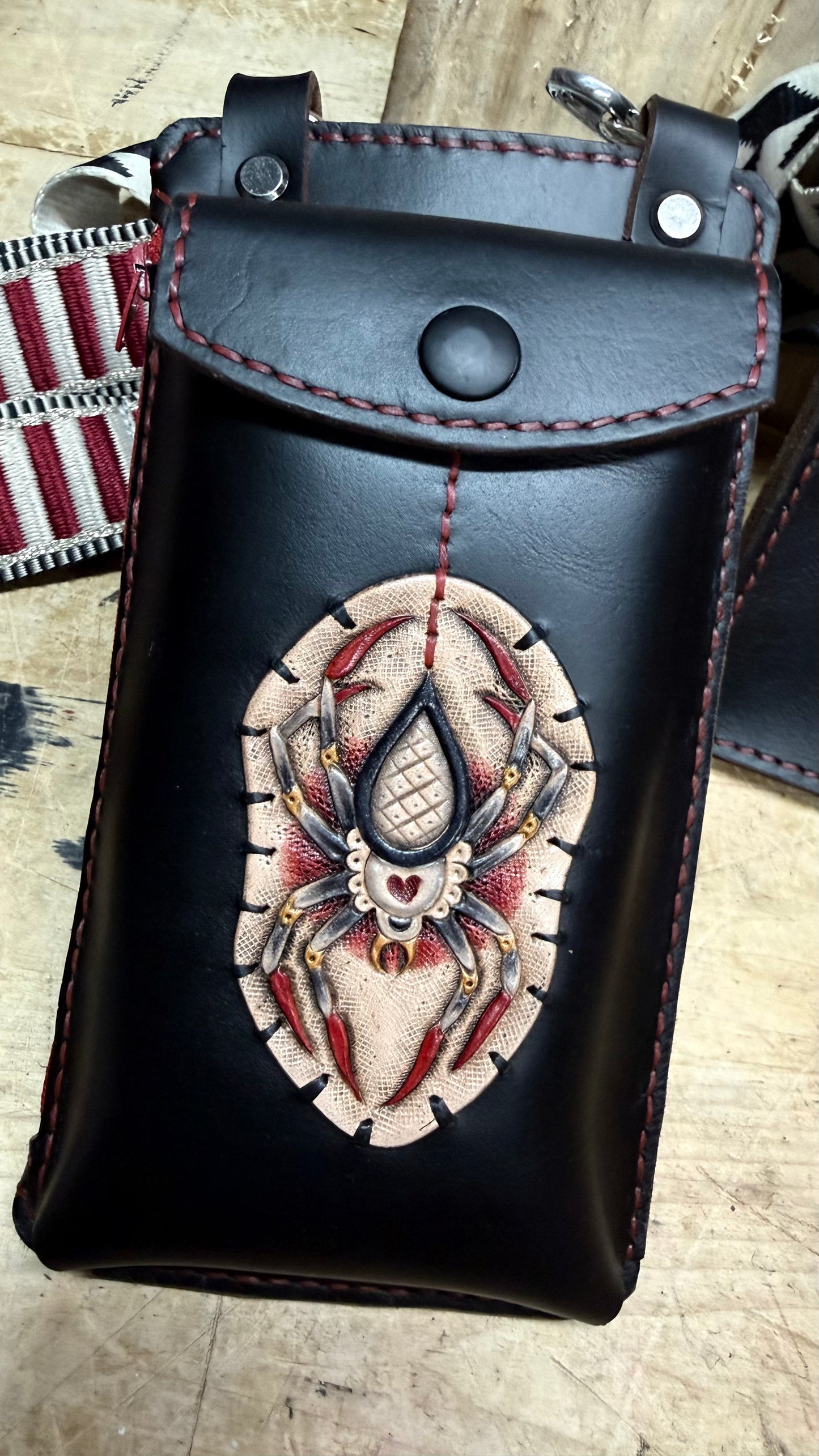 Leather Cellphone Belt, Purse, Pouch