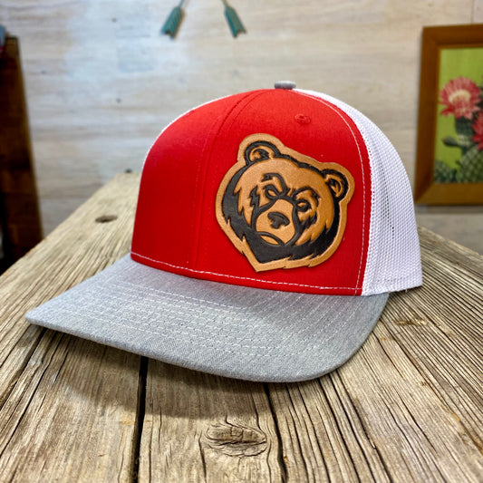 Go Bears Leather Patch Hat