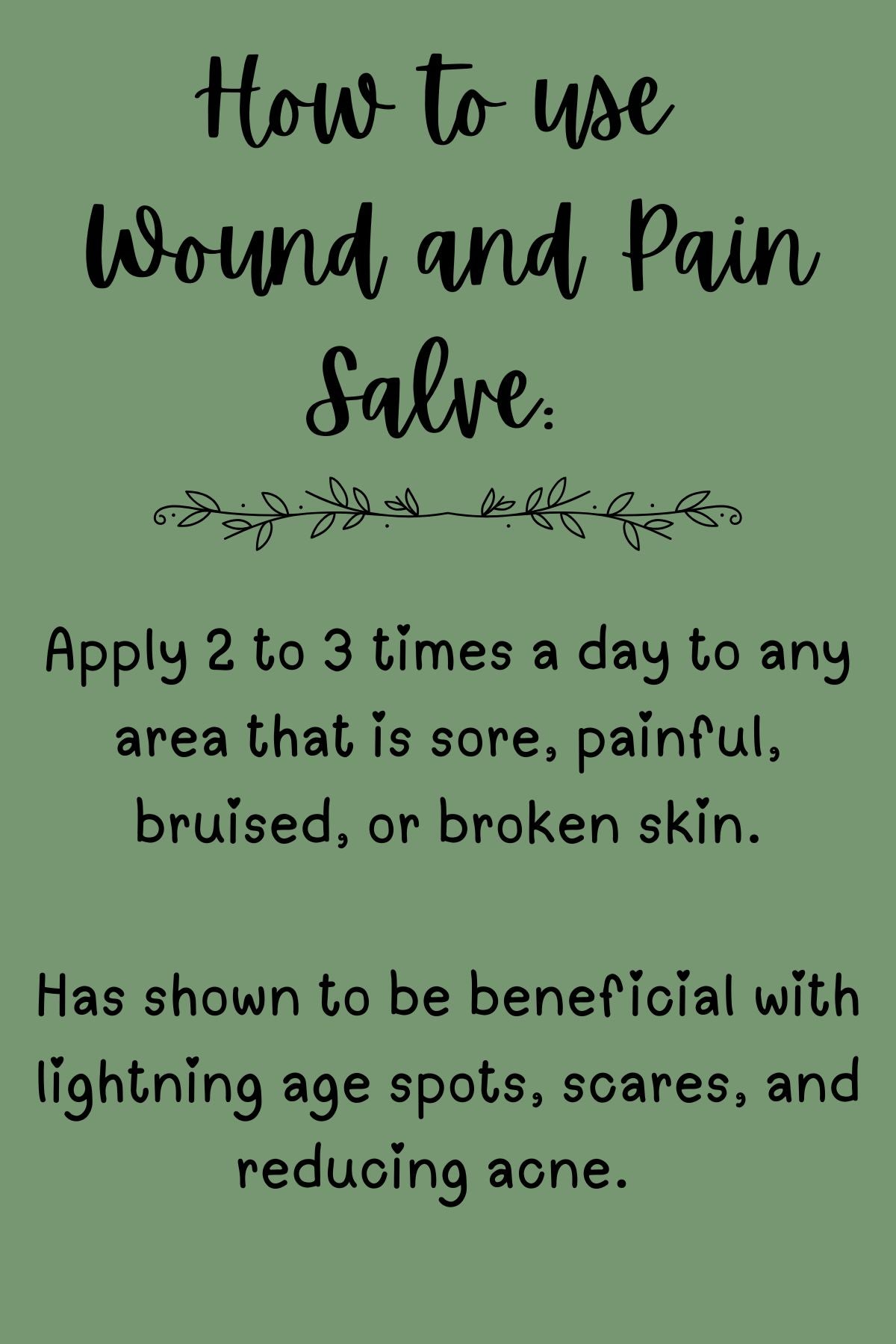 Nature’s Remedy Handcrafted Salves