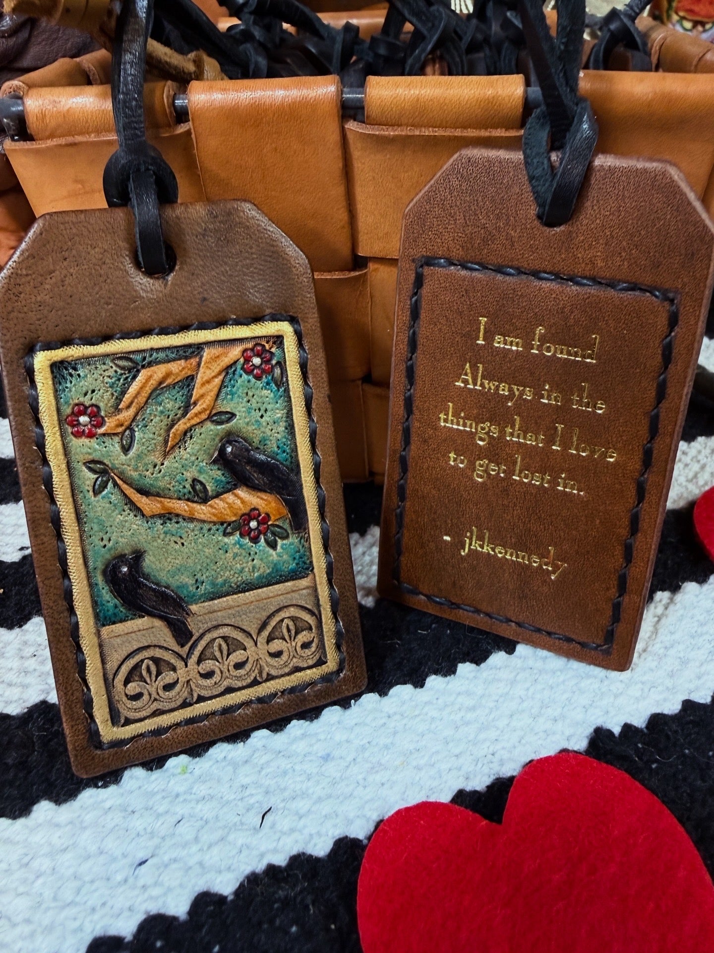 JKKennedy Leather Lost Love Valentine
