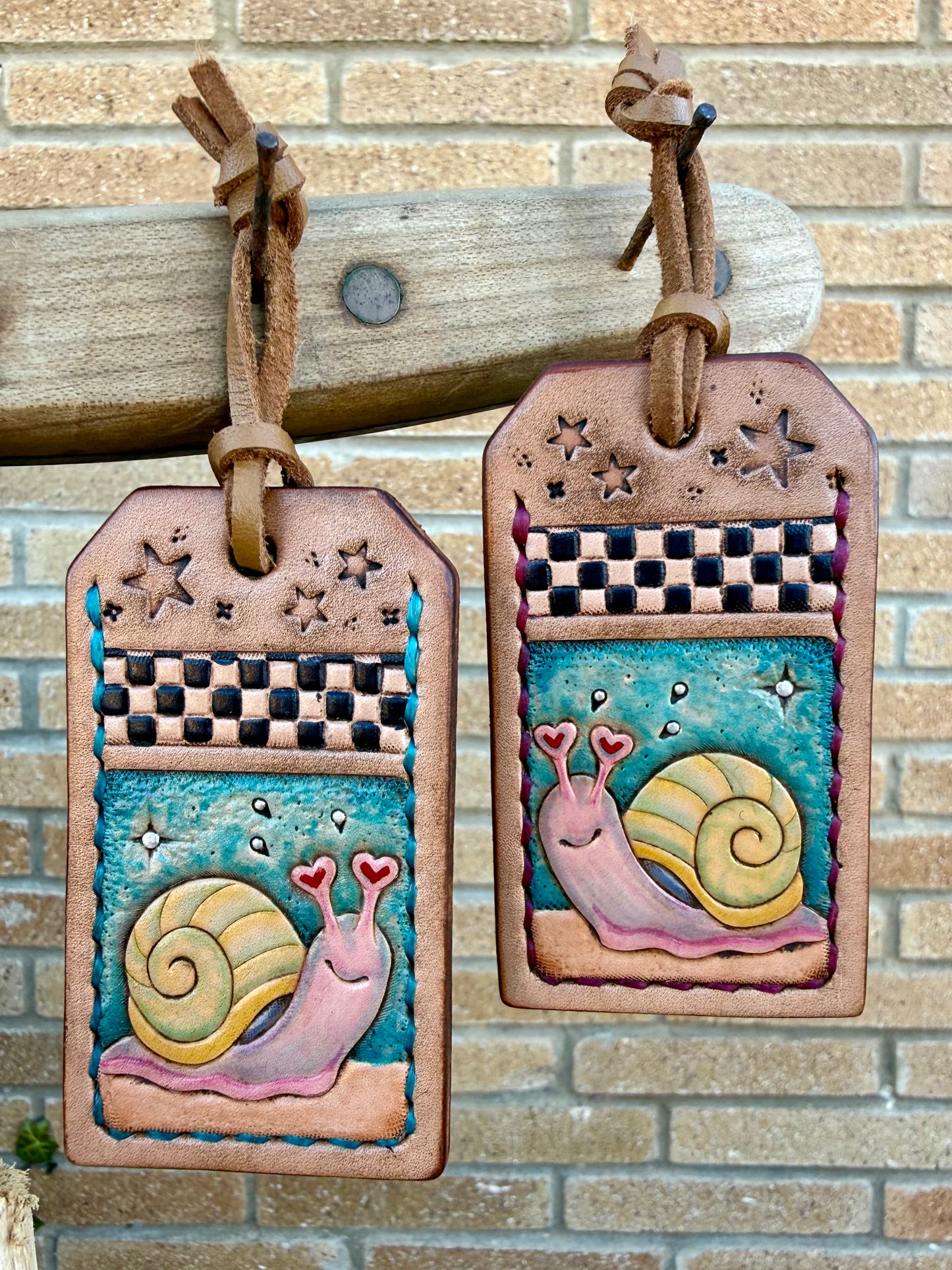 Race Ya in the Next Life Snail Valentines