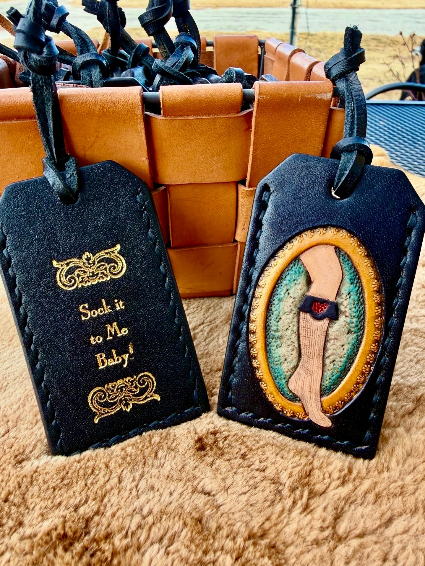 Sock It to Me Leather Valentines